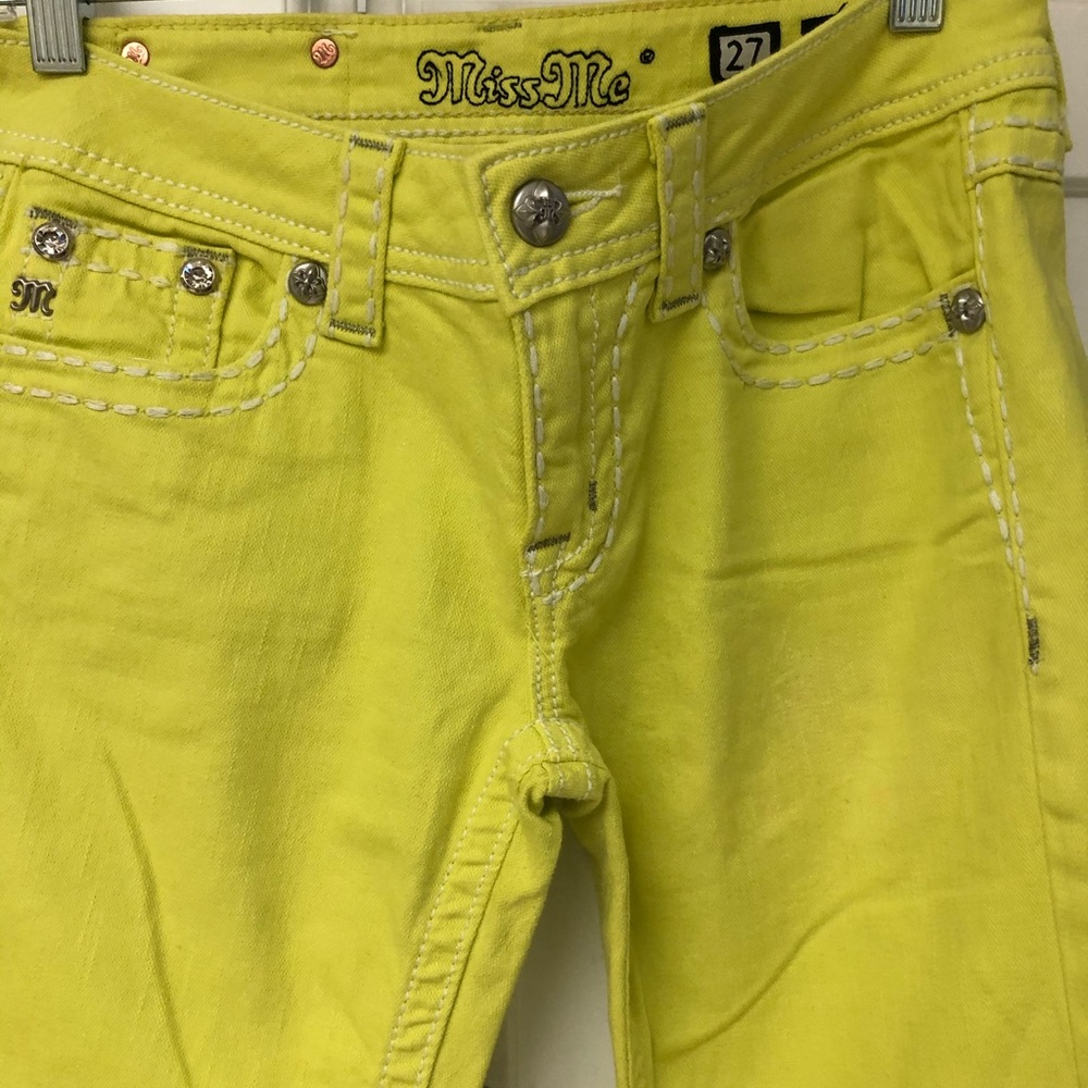 Miss me lemon yellow jeans - Picture 4 of 8